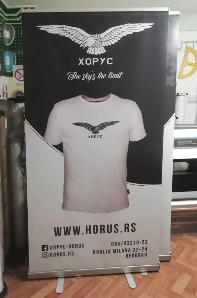 Roll up baner 100x200cm | Digital Cutting Center Beograd