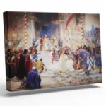 Štampa na platnu- Krunisanje cara Dušana