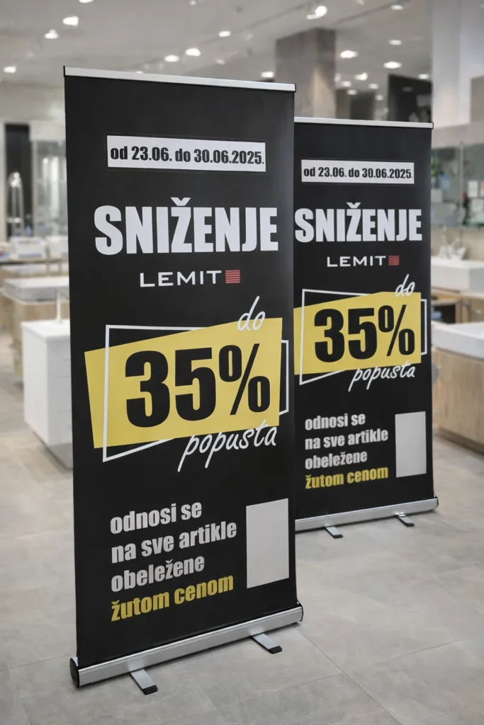 Digitana štampa i izrada roll up banera | DCC Beograd