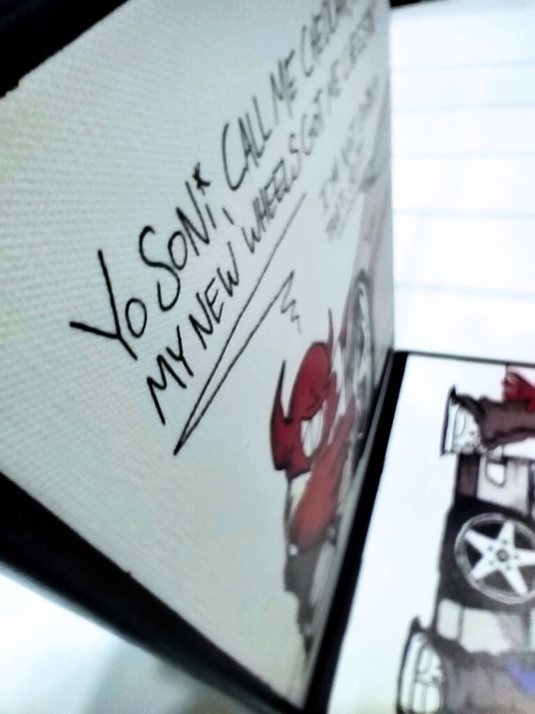 Štampa na slikarskom platnu. Set od dve slike.